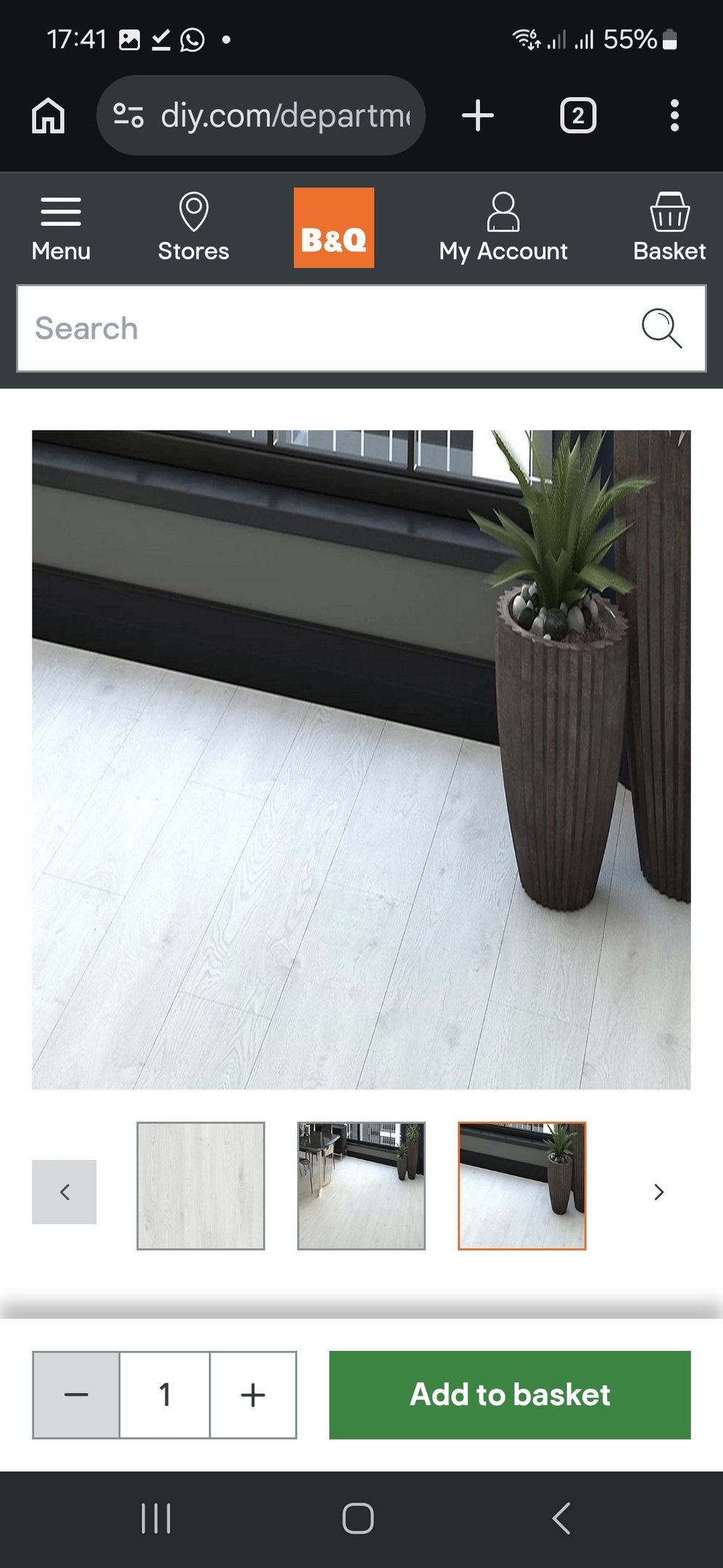 Alpine PRK904 Wood Effect Click Laminate Flooring