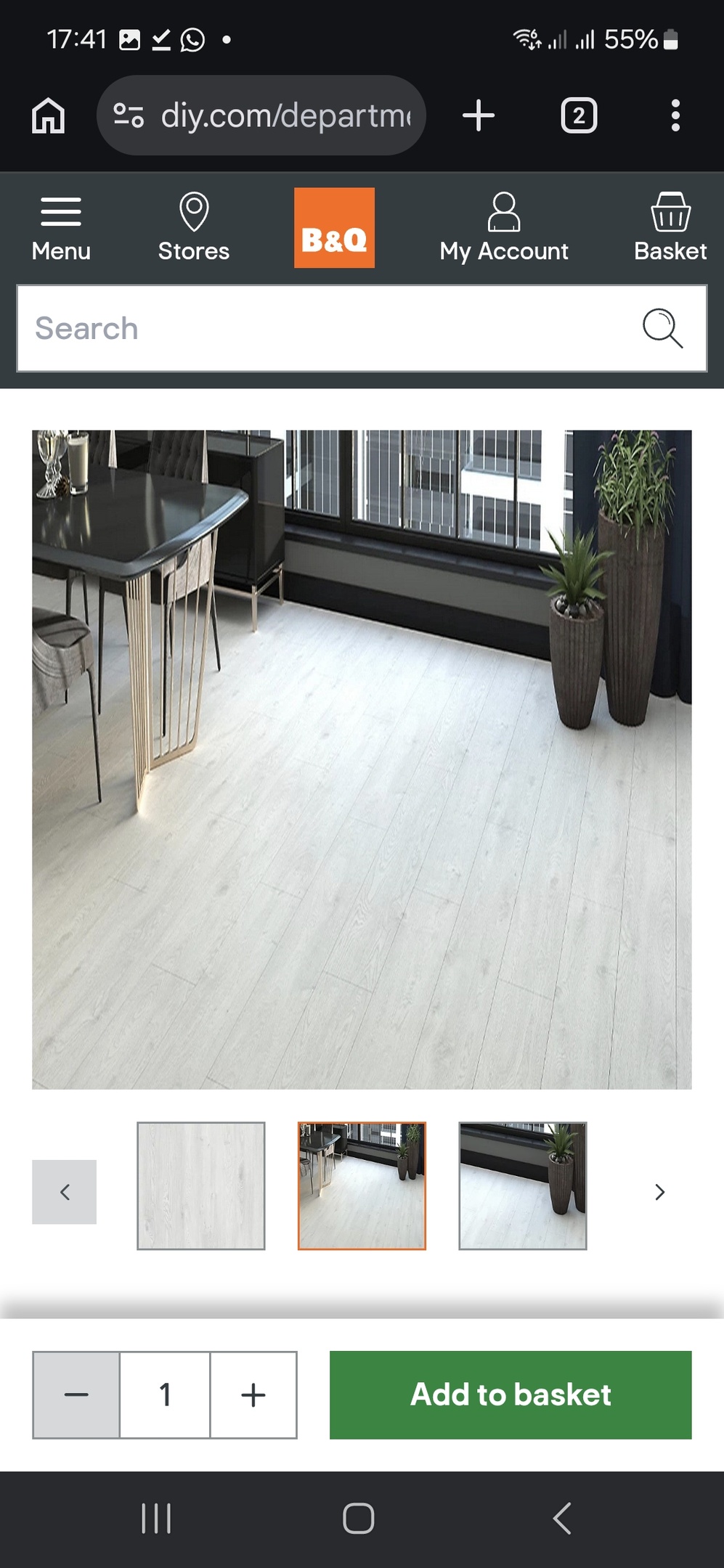Alpine PRK904 Wood Effect Click Laminate Flooring